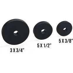 Mixed Rubber Tap Washers 3/4', 3/8', 1/2'