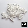 QUERGO White Curtain Hooks