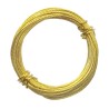 QUERGO Brass Picture Frame Wire, Picture Hanging Wire, 3.5 Metres (11.5 feet), 6kg (13lb) Breakweight