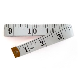 Dual Sided Measuring Tape 150cm White